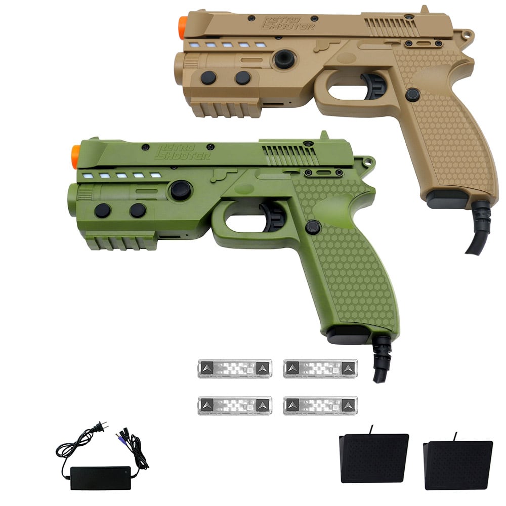 Desert Storm package, RS3 Reaper Tan and Olive Drab lightguns